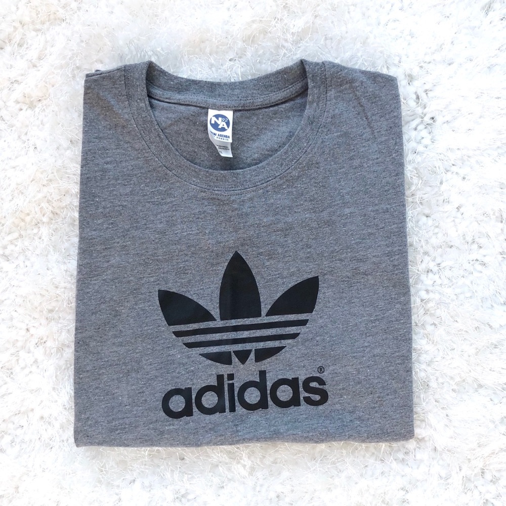 “ADIDAS” Grey Tee